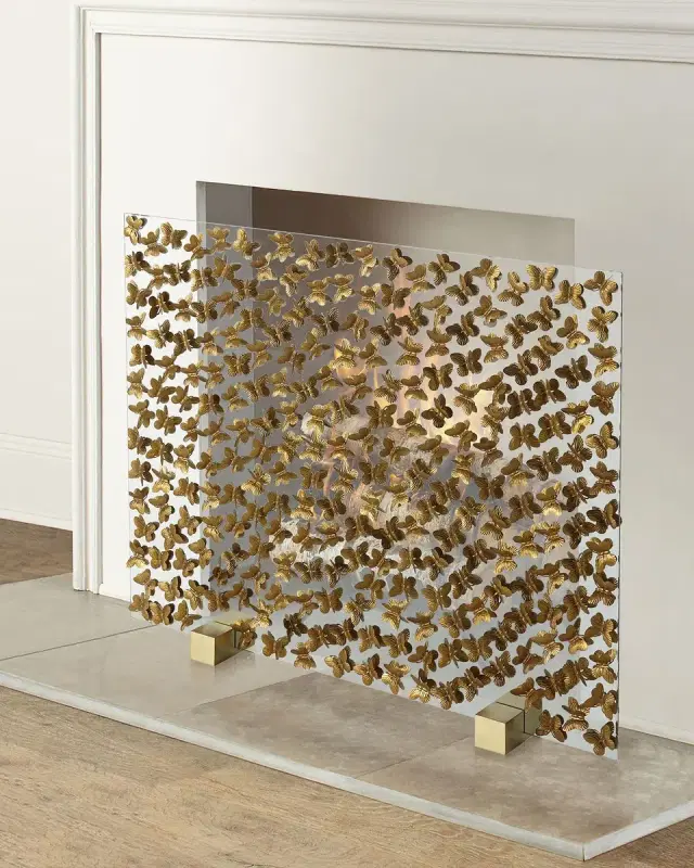 Tommy Mitchell Butterfly Fireplace Screen