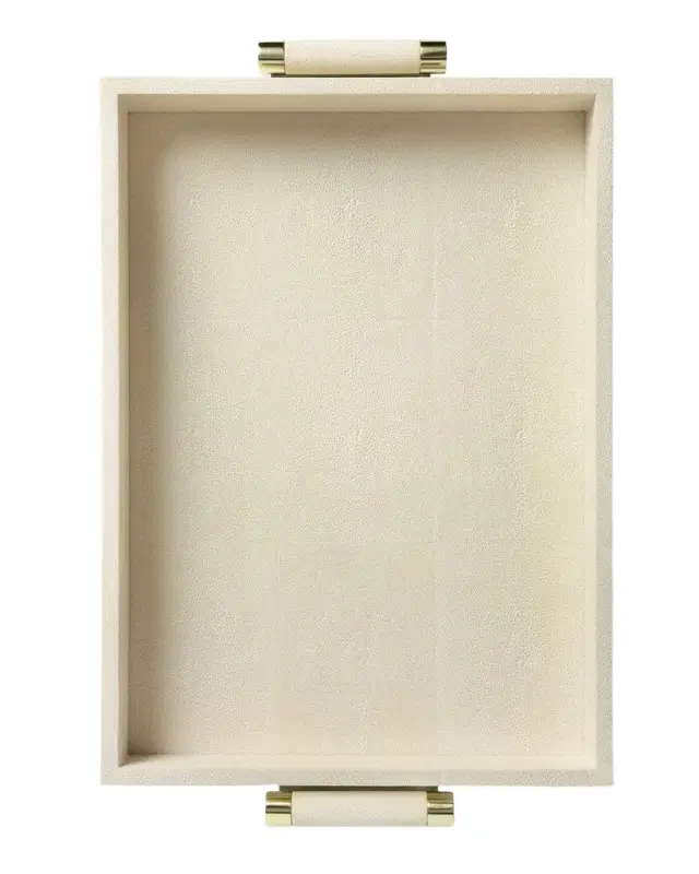 AERIN Faux Shagreen Rectangular Tray