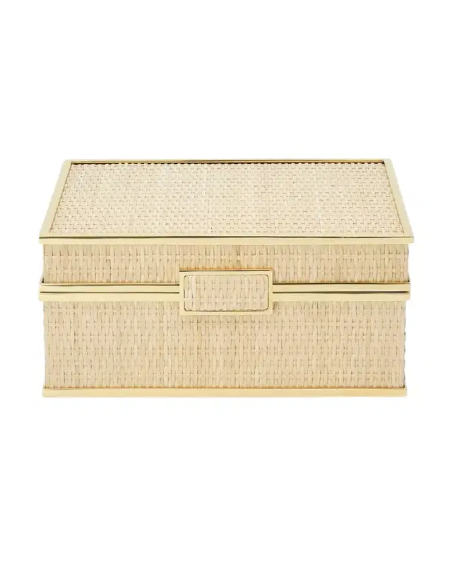 AERIN Colette Cane Jewelry Box