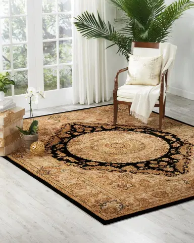 Nourison Medallion Hand-Tufted Rug | Thumbnail 1