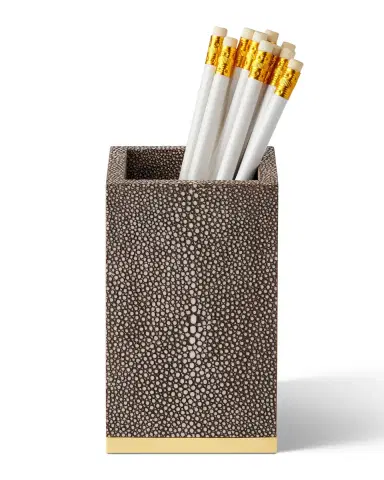AERIN Faux Shagreen Pencil Cup | Thumbnail 3 AERIN Faux Shagreen Pencil Cup | Thumbnail 3