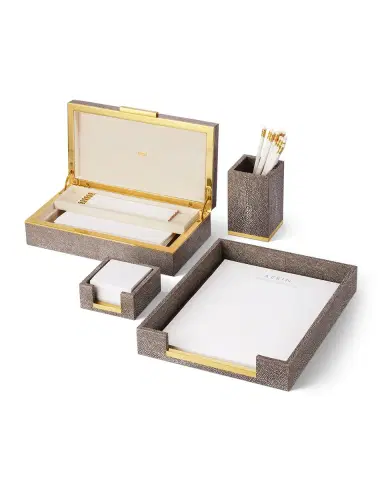 AERIN Faux Shagreen Pencil Cup | Thumbnail 1 AERIN Faux Shagreen Pencil Cup | Thumbnail 1