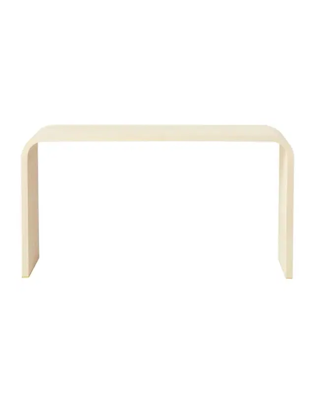 AERIN Faux Shagreen Console Table