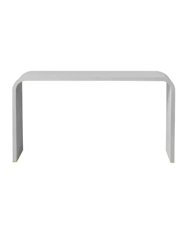 AERIN Faux Shagreen Console Table