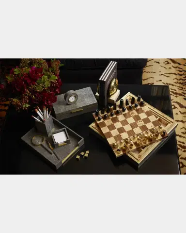 AERIN Faux Shagreen Paper Tray | Thumbnail 2