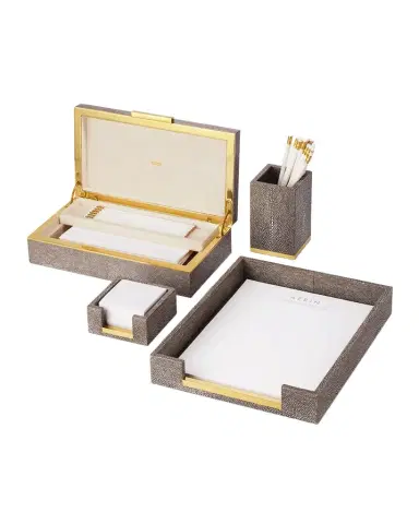 AERIN Faux Shagreen Paper Tray | Thumbnail 1