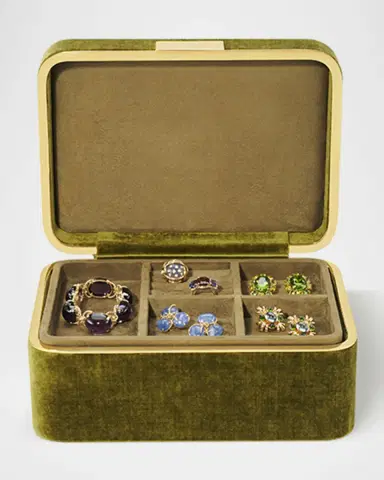 AERIN Beauvais Velvet Jewelry Box | Thumbnail 2