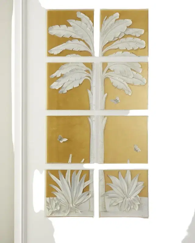 Tommy Mitchell "Palm Tree" 8-Panel Wall Art