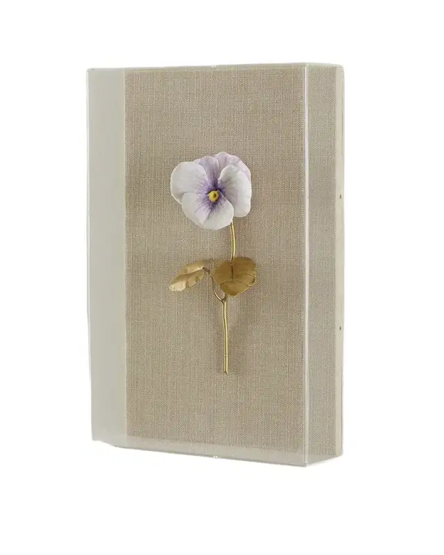 Tommy Mitchell "Pansy Study 6" Wall Art