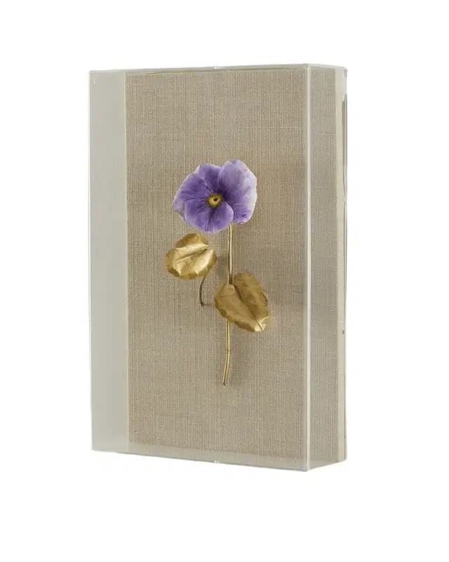 Tommy Mitchell "Pansy Study 5" Wall Art