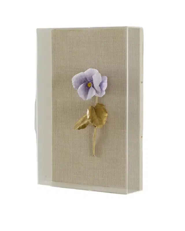 Tommy Mitchell "Pansy Study 4" Wall Art