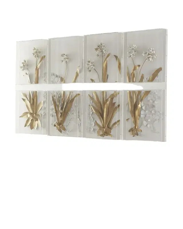 Tommy Mitchell "Agapanthus" 8-Panel Wall Art
