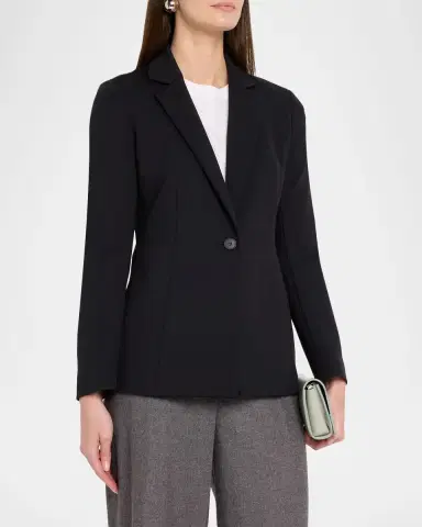 Lafayette 148 New York Slim Single-Button Blazer | Thumbnail 3 Lafayette 148 New York Slim Single-Button Blazer | Thumbnail 3