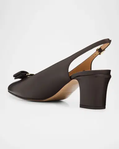 Ferragamo 55mm Vetty Leather Slingback Pumps | Thumbnail 4