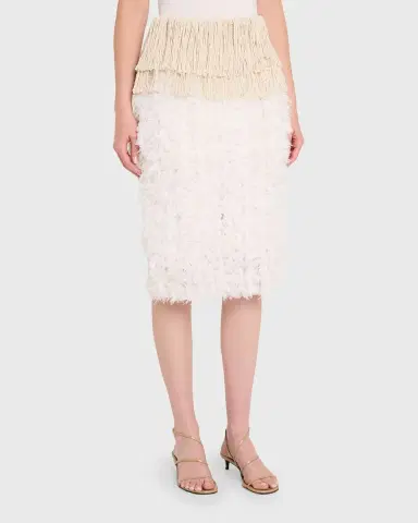 Diotima Bambola Chiffon Pencil Skirt | Thumbnail 4