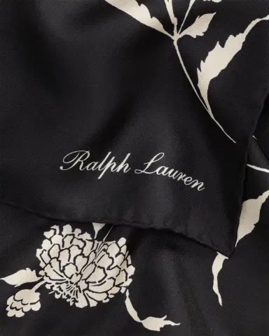Ralph Lauren Collection Wild Rose Floral Silk Scarf | Thumbnail 2 Ralph Lauren Collection Wild Rose Floral Silk Scarf | Thumbnail 2