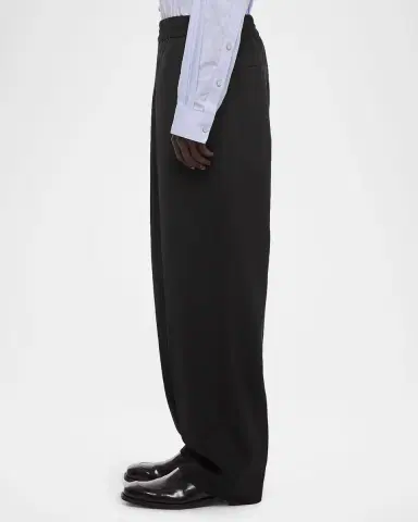 Helmut Lang Men's HL001 Wool Pull-On Trousers | Thumbnail 6 Helmut Lang Men's HL001 Wool Pull-On Trousers | Thumbnail 6