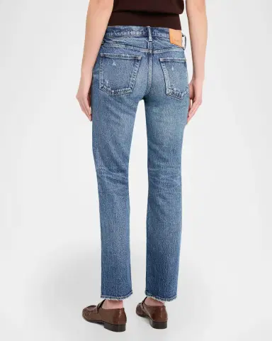 Moussy Vintage Farmingdale Slim Straight Jeans | Thumbnail 2 Moussy Vintage Farmingdale Slim Straight Jeans | Thumbnail 2