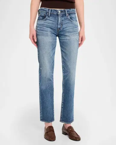Moussy Vintage Farmingdale Slim Straight Jeans | Thumbnail 3 Moussy Vintage Farmingdale Slim Straight Jeans | Thumbnail 3