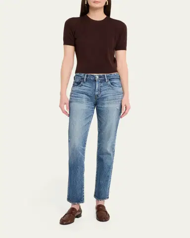 Moussy Vintage Farmingdale Slim Straight Jeans | Thumbnail 6 Moussy Vintage Farmingdale Slim Straight Jeans | Thumbnail 6