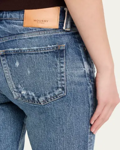 Moussy Vintage Farmingdale Slim Straight Jeans | Thumbnail 9 Moussy Vintage Farmingdale Slim Straight Jeans | Thumbnail 9