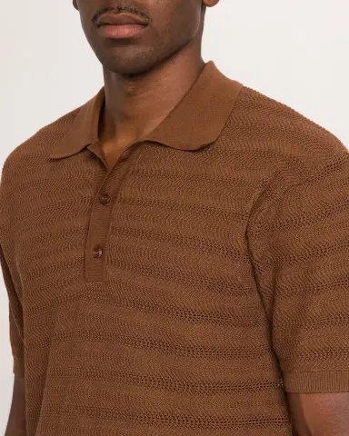Frescobol Carioca Men's Vidal Cotton Jacquard Polo Shirt | Thumbnail 5 Frescobol Carioca Men's Vidal Cotton Jacquard Polo Shirt | Thumbnail 5