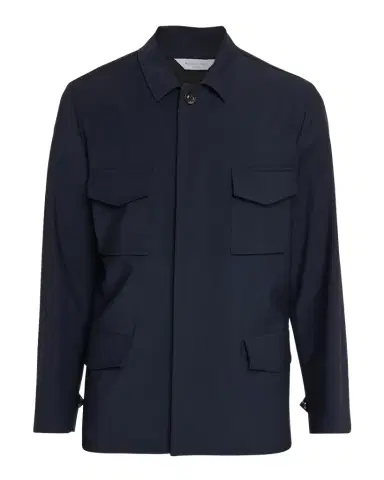 Boglioli Men 's Wool Flap-Pocket Field Jacket | Thumbnail 1
