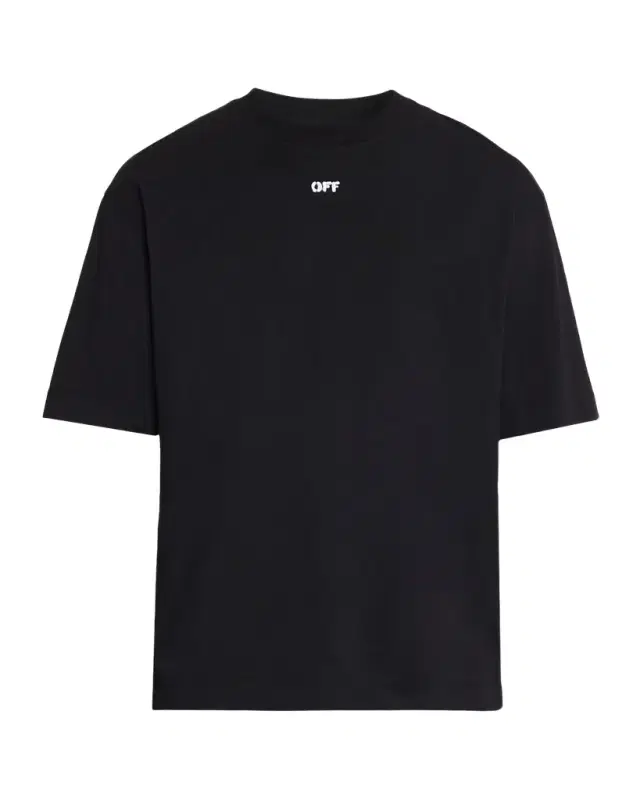 Men 's Cotton Small Logo and Arrows Graphic Crewneck T-Shirt