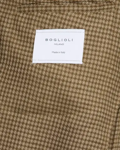 Boglioli Men 's Wool Gingham Single-Breasted Sport Coat | Thumbnail 6