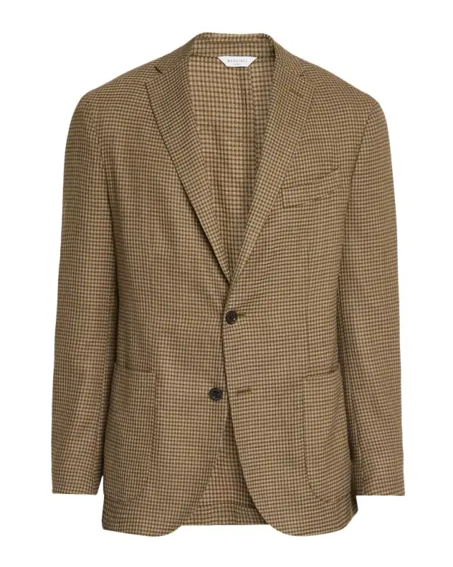 Boglioli Men 's Wool Gingham Single-Breasted Sport Coat