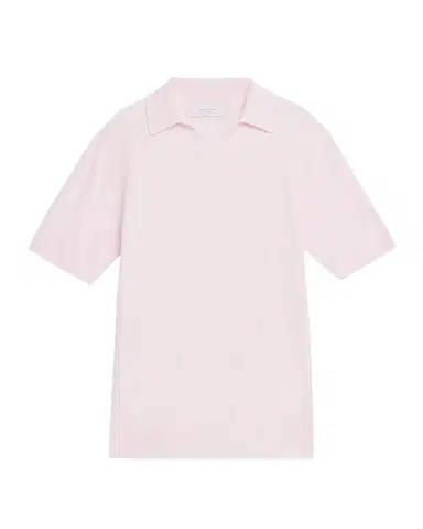 Boglioli Men's Cotton Knit Johnny Collar Polo Shirt | Thumbnail 1