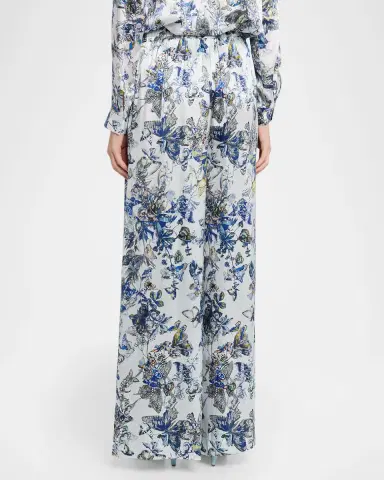 L'AGENCE Lillian Silk Wide-Leg Pants | Thumbnail 3 L'AGENCE Lillian Silk Wide-Leg Pants | Thumbnail 3