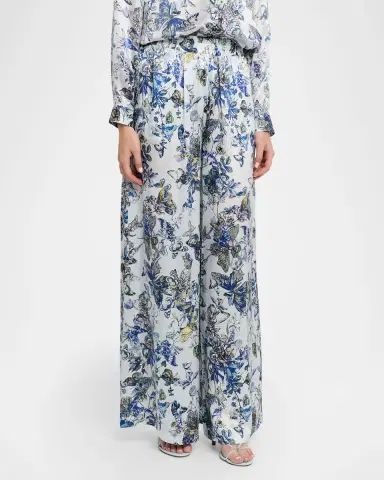 L'AGENCE Lillian Silk Wide-Leg Pants | Thumbnail 4 L'AGENCE Lillian Silk Wide-Leg Pants | Thumbnail 4