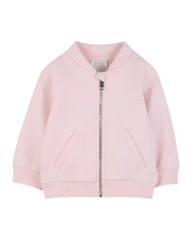 Girl 's Cotton Logo Bomber Jacket, Size -3