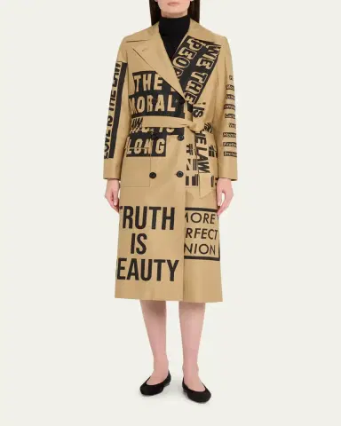Libertine Democracy Lean Trench Coat | Thumbnail 6