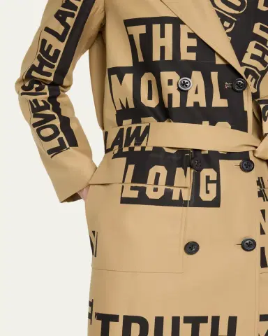 Libertine Democracy Lean Trench Coat | Thumbnail 9