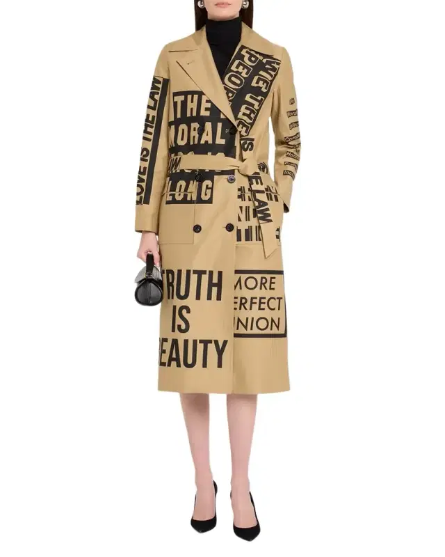 Democracy Lean Trench Coat
