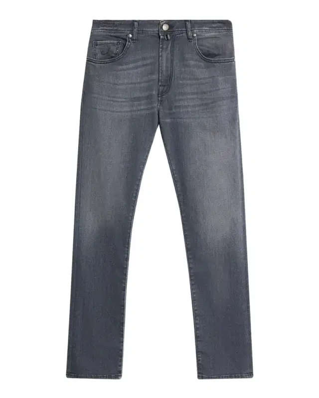 Men 's Slim Stretch Grey Denim Jeans