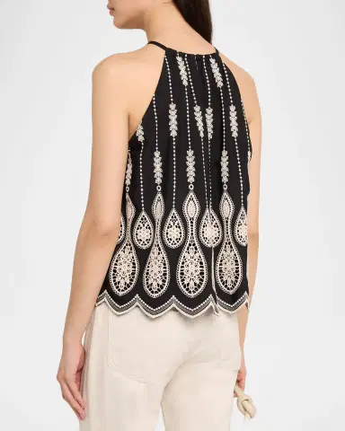 Ramy Brook Selina Embroidered Tank Top | Thumbnail 3 Ramy Brook Selina Embroidered Tank Top | Thumbnail 3