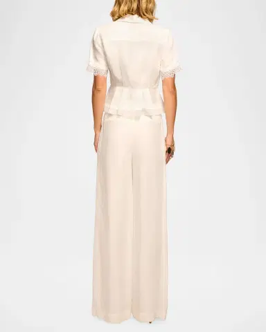 Ramy Brook Oscar Pleated Linen Pants | Thumbnail 3 Ramy Brook Oscar Pleated Linen Pants | Thumbnail 3