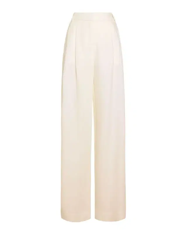 Oscar Pleated Linen Pants