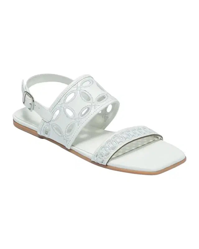 Orla Cutout Leather Slingback Sandals