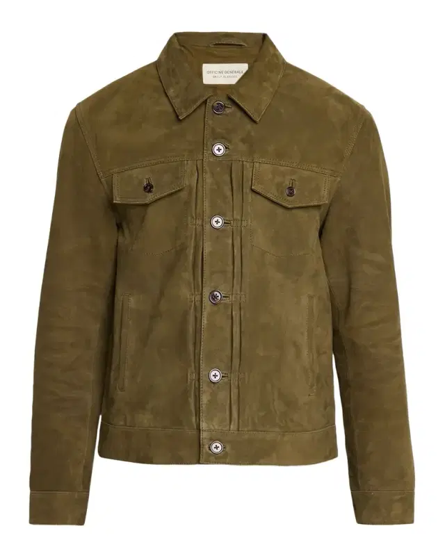 Men 's Liam Suede Trucker Jacket