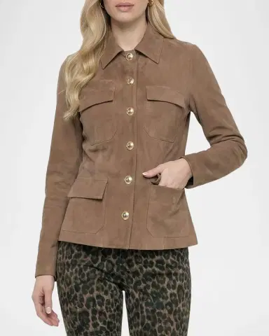 Gorski Metis Suede Single-Breasted Jacket | Thumbnail 4