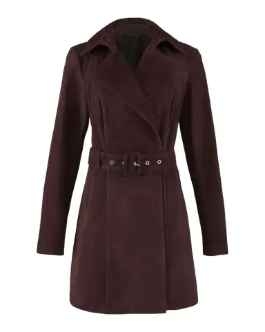 Gorski Metis Suede Belted Trench Coat | Thumbnail 1 Gorski Metis Suede Belted Trench Coat | Thumbnail 1