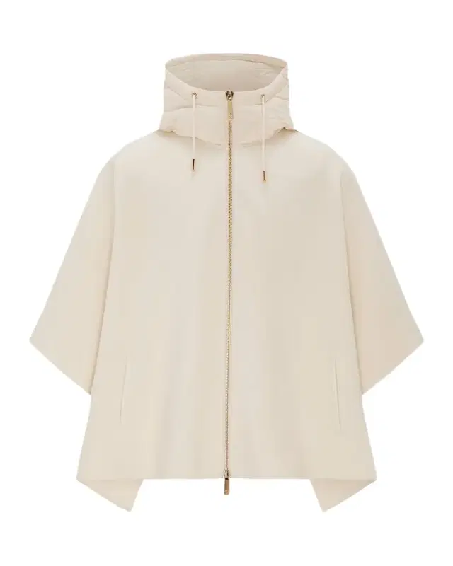 Gorski Cashmere And Wool Hooded Poncho