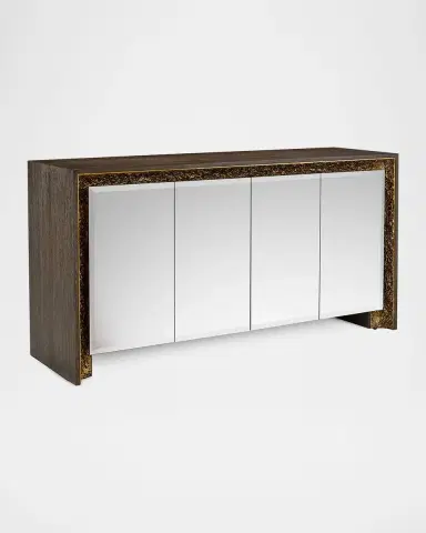 John-Richard Collection Coloma 4-Door Lighted Credenza | Thumbnail 3
