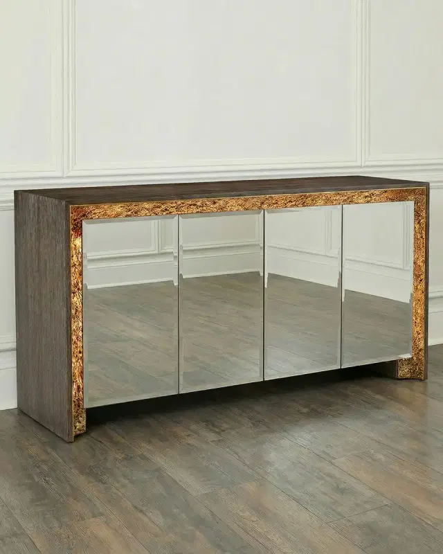John-Richard Collection Coloma 4-Door Lighted Credenza