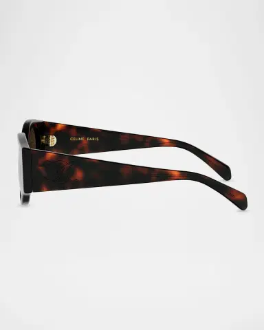 Celine Triomphe Stamp 51mm Round Sunglasses | Thumbnail 3 Celine Triomphe Stamp 51mm Round Sunglasses | Thumbnail 3