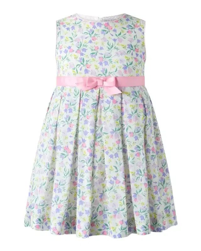 Girl 's Tulip Pleated Dress, Size -8
